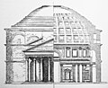 Pantheon, elevation/section