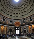 Oculus and interior of the Pantheon