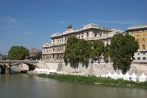 The Palace of Justice in Rome, seat of the Supreme Court of Cassation