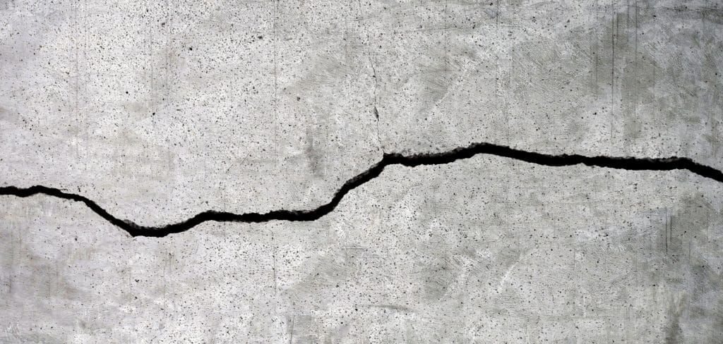 concrete with cold joints