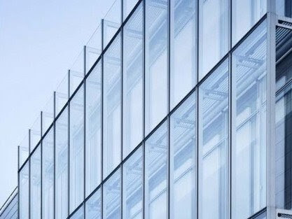 Glass building