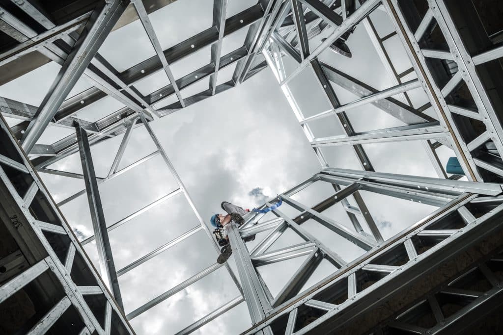 steel building construction