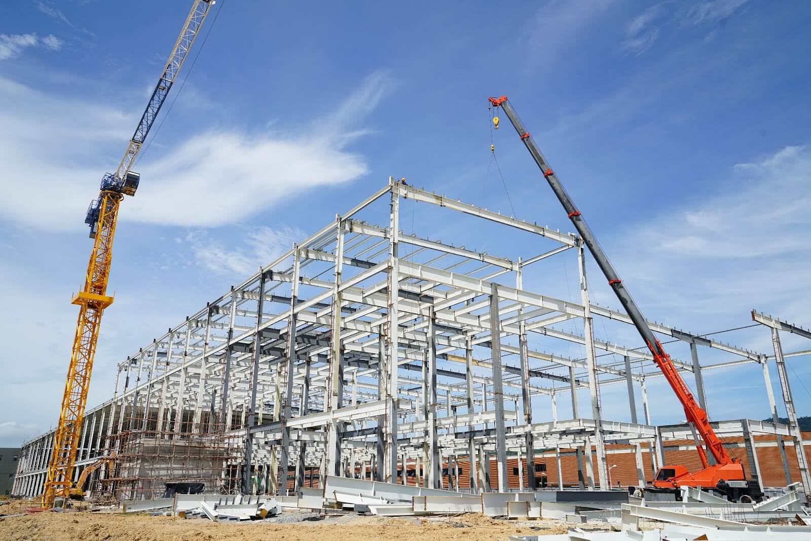 Steel sustainability job site